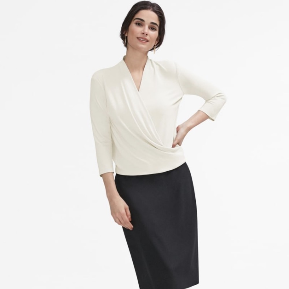 MM Lafleur Deneuve Top In Cream Size small